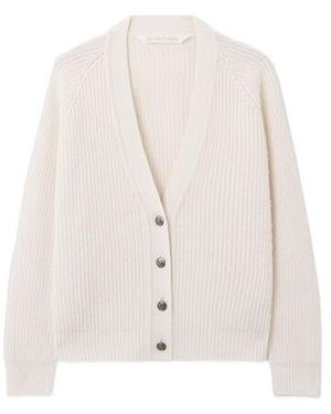 Palm Angels V-Neck Cardigan - White