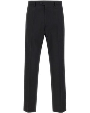 MM6 by Maison Margiela Buttoned Tailored Trousers - Black