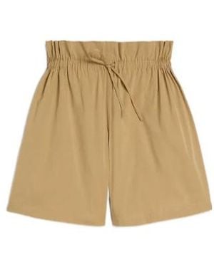 Jil Sander Drawstring Poplin Shorts - Natural