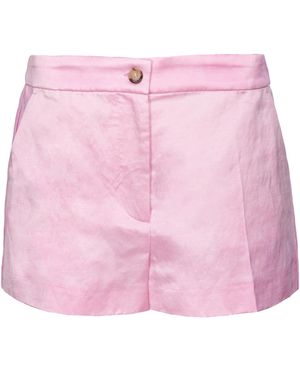 Pinko Pleat Detailed Tailored Shorts - Pink