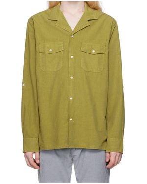Officine Generale Long Sleeve Shirt - Green
