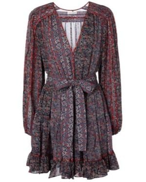 Ulla Johnson Long Sleeve Dress - Purple