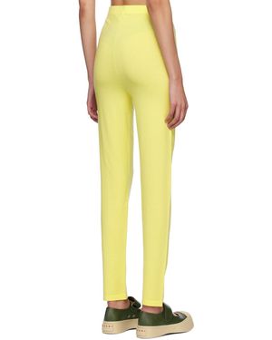 Studio Nicholson High-Rise Tailored Tights - Yellow