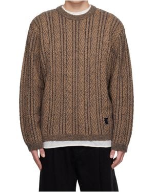 WOOYOUNGMI Crew Neck Jumper - Brown