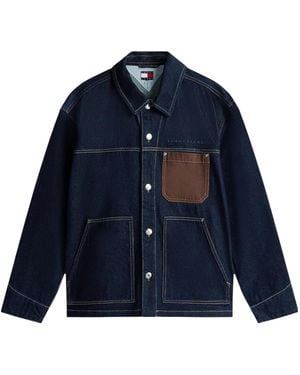Tommy Hilfiger Relaxed Denim Chore Jacket - Blue
