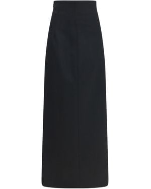 The Row Iphora Pleated Skirt - Black