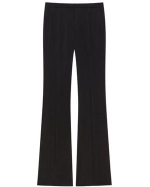 Givenchy High-Waisted Flared Trousers - Black