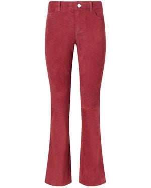 Stouls Dean Suede Flared Trousers