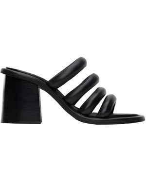 See By Chloé Suzan Logo High-Heeled Sandals - Black