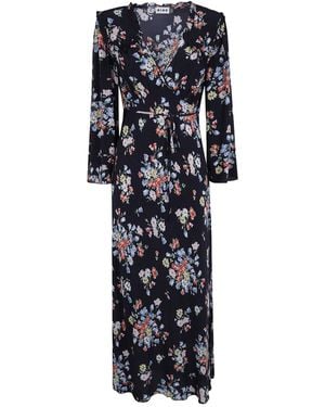 RIXO London Long-Sleeved Dress - Black