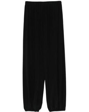Alysi Silk Baloon Pants - Black
