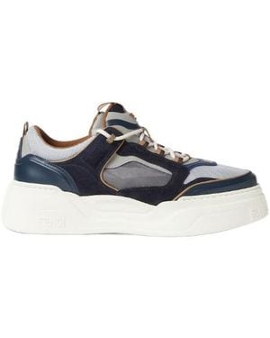 Fendi Force Sneakers - Blue