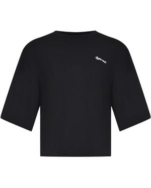 Barrow Beaded Logo Back Print T-Shirts - Blue