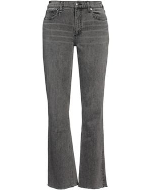 Rag & Bone Denim Boot-Style Pants - Gray