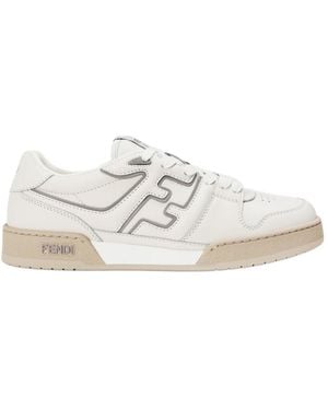 Fendi Match Trainers - White
