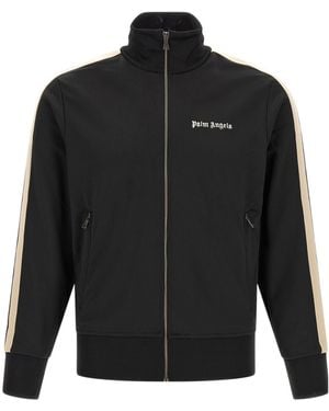Palm Angels Classic Track Banded Sweatshirt - Black