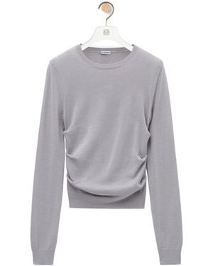 Loewe Draped Jumper - Grey