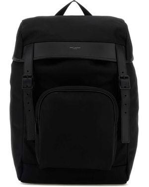 Saint Laurent City Backpack - Black