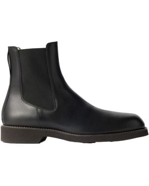 Lemaire Leather Chelsea Boots - Black