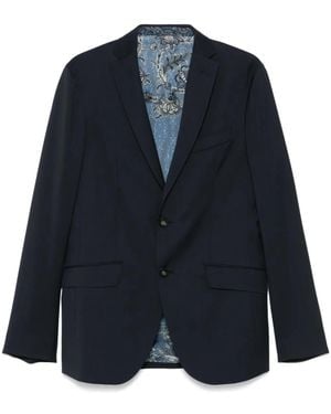 Etro Wool Blazer - Blue