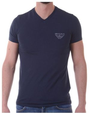 Armani Jeans Logo T-Shirt - Blue
