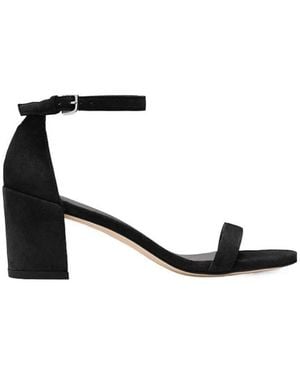 Stuart Weitzman Thick-Heeled Sandals - Black