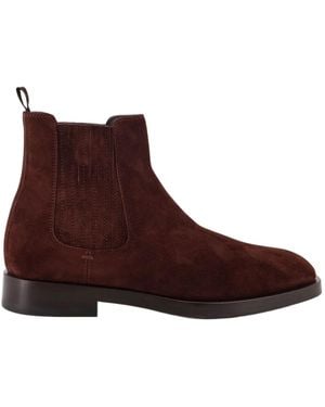 Brunello Cucinelli Slip-On Chelsea Boots - Brown