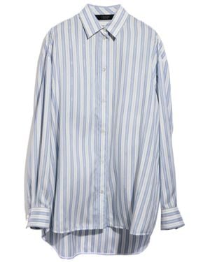 Gucci Interlocking G Silk Jacquard Shirt - Blue