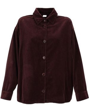 Aspesi Logo Casual Jacket - Purple