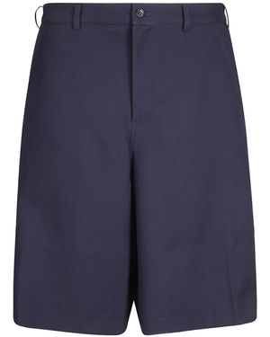 Comme des Garçons Comme Des Garçons Shirt Side Zipped Shorts - Blue