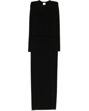 Nanushka Shada Long-Sleeve Maxi Dress - Black