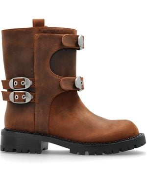 Marc Jacobs Kiki Buckle Ankle Boots - Brown