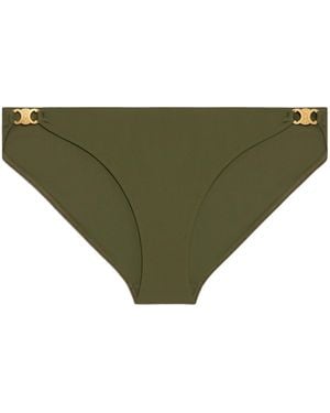 Celine Triomphe Swimsuit Bottom in Blue | Lyst