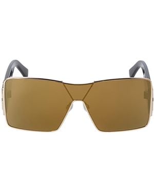 Off-White c/o Virgil Abloh Logo Sunglasses - Metallic