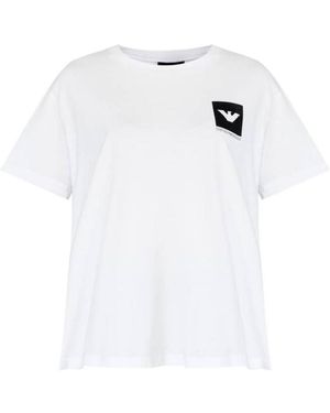 Emporio Armani Printed Design T-Shirt - White