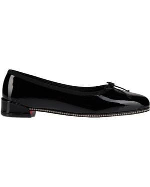 Christian Louboutin Sweetie Strass Ballerinas - Black