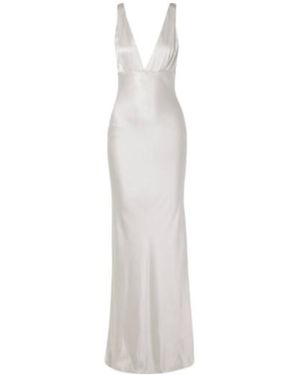 Nili Lotan Bionca Silk Satin Dress - White
