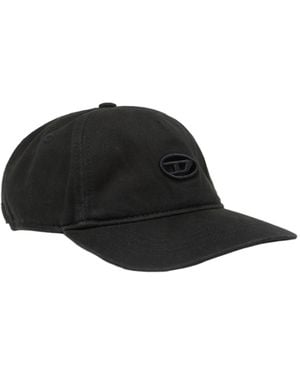 DIESEL Logo-Detailed Baseball Cap - Black
