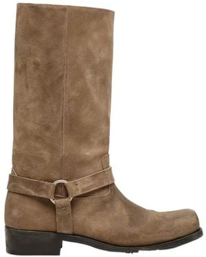 Golden Goose High Biker Boots - Brown