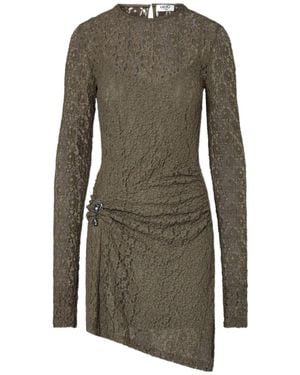 Liu Jo Short Lace Embellished Dress - Gray