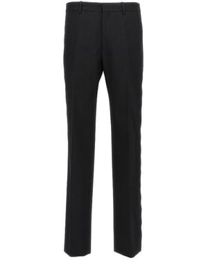 Off-White c/o Virgil Abloh High Waist Straight Leg Trousers - Black