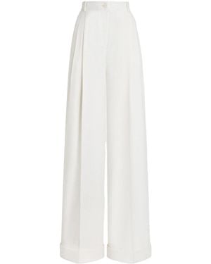 Dolce & Gabbana Cashmere Pants - White