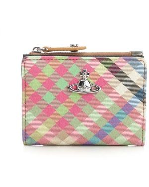 Vivienne Westwood Slim Flap Card Holder - Pink