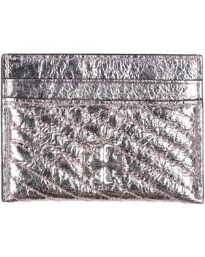 Tory Burch Leather Cardholders - White