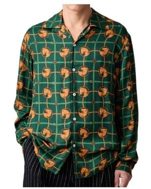 Drole de Monsieur Long-Sleeved Shirt - Green