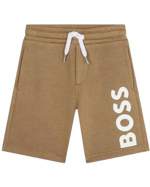 BOSS Buttoned Shorts - Natural
