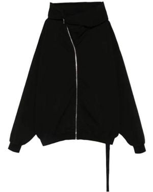 Rick Owens Long-Sleeve Hoodie - Black