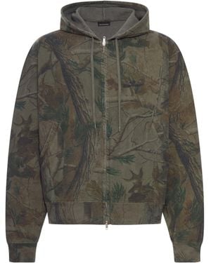 Balenciaga A13 Camo Dry Sports Logo Sweatshirt - Grey