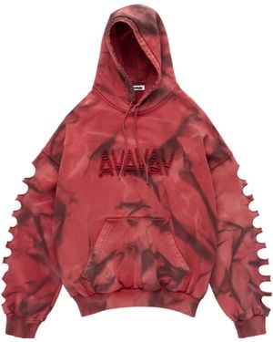 AVAVAV Laser Cut Logo Hoodie - Red