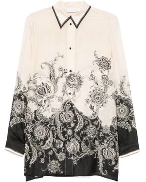 Zimmermann Rhiannon Relaxed Shirt - White